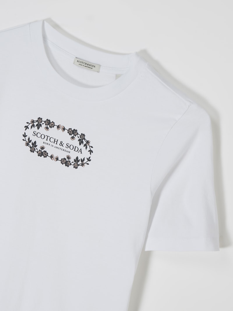 T-Shirt aus Bio-Baumwolle in weiß