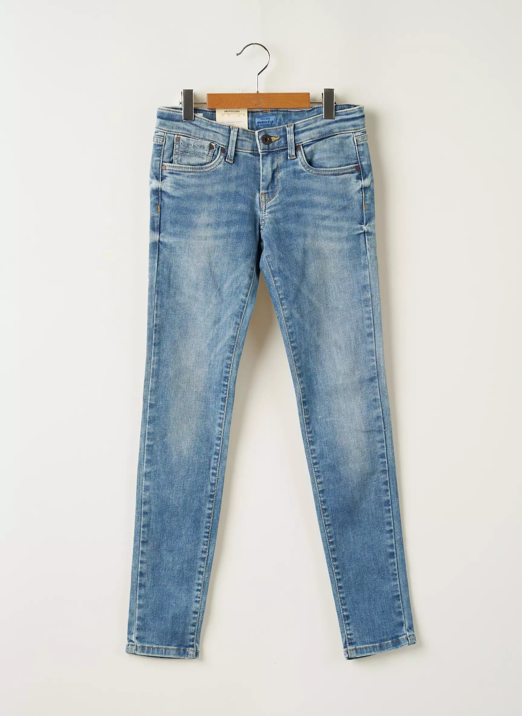 Pepe Jeans Jeans Coupe Slim Garcon couleur bleu