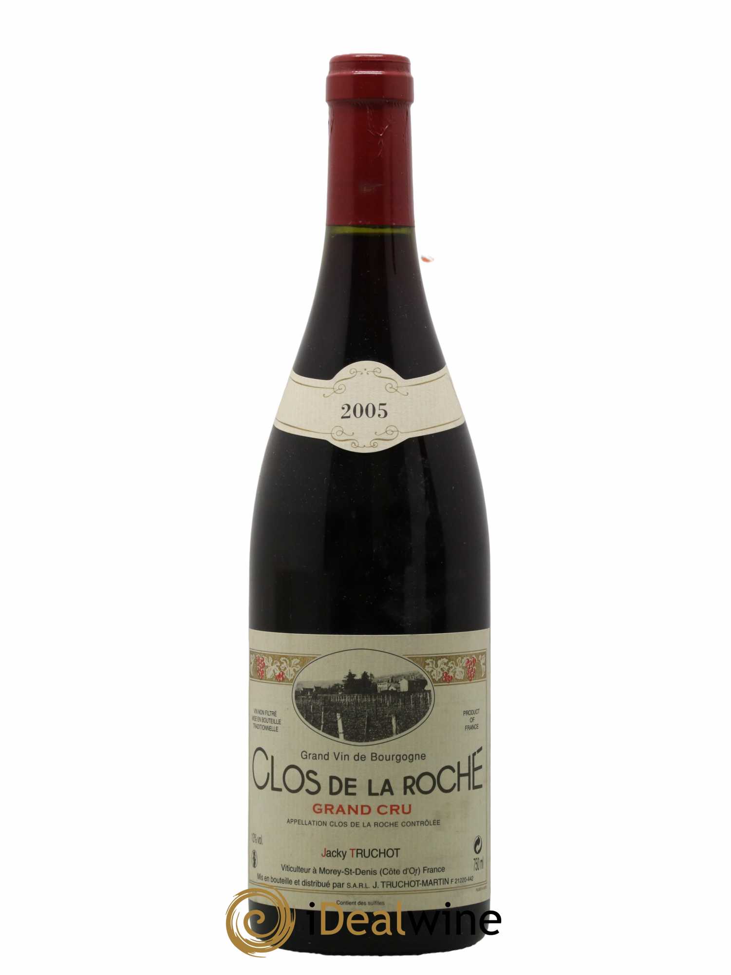 Clos de la Roche Grand Cru Jacky Truchot  2005 - Lot de 1 Bouteille