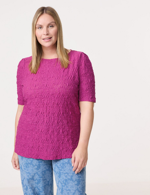 Spitzenshirt mit Bubble-Effekt