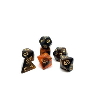 Würfelset Confetti: Galaxy Amber (7)