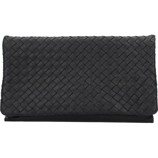 Abro Piuma Weaving Clutch Tasche Leder 28 cm