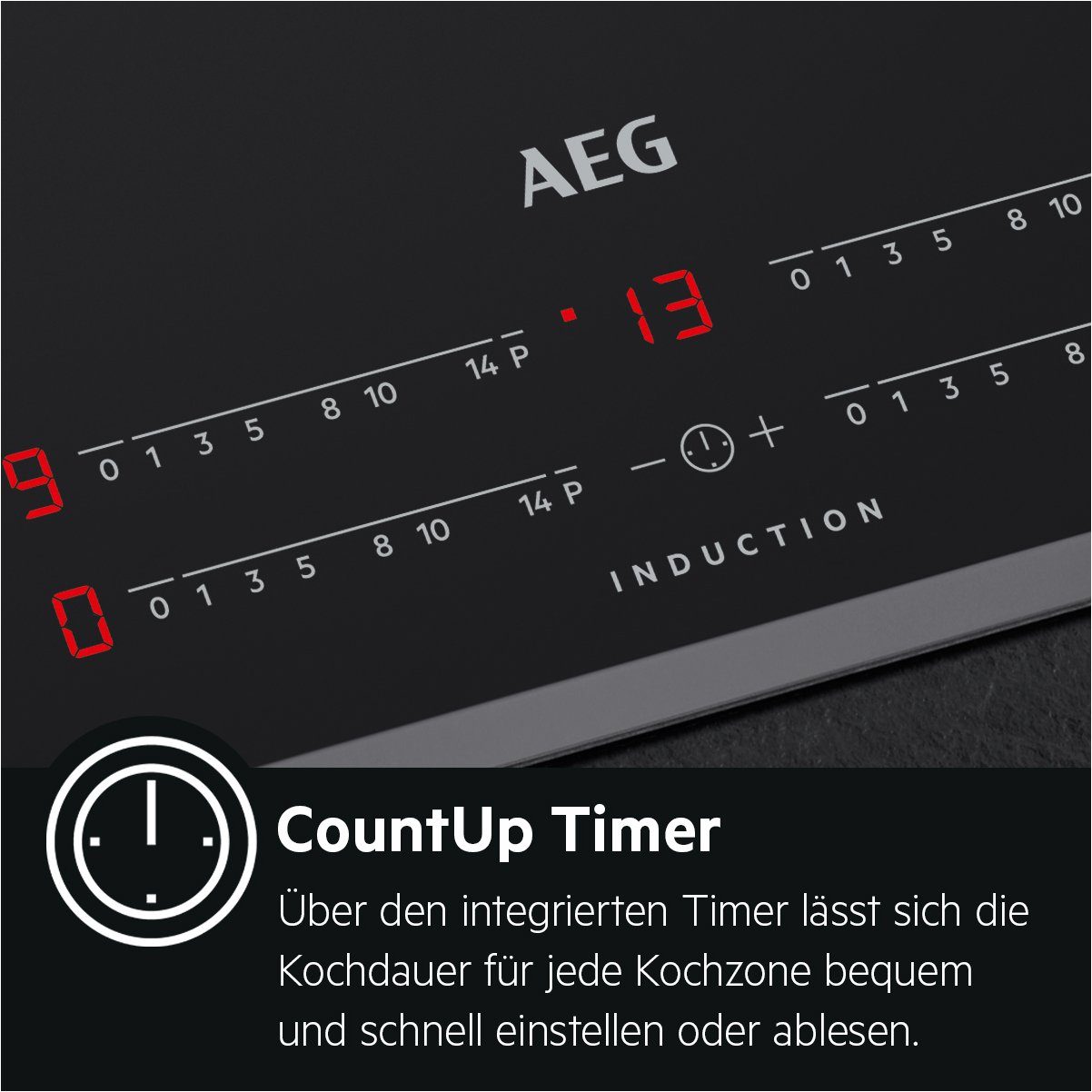 AEG Induktions-Kochfeld IAE84411XB, SenseBoil - Überkochschutz