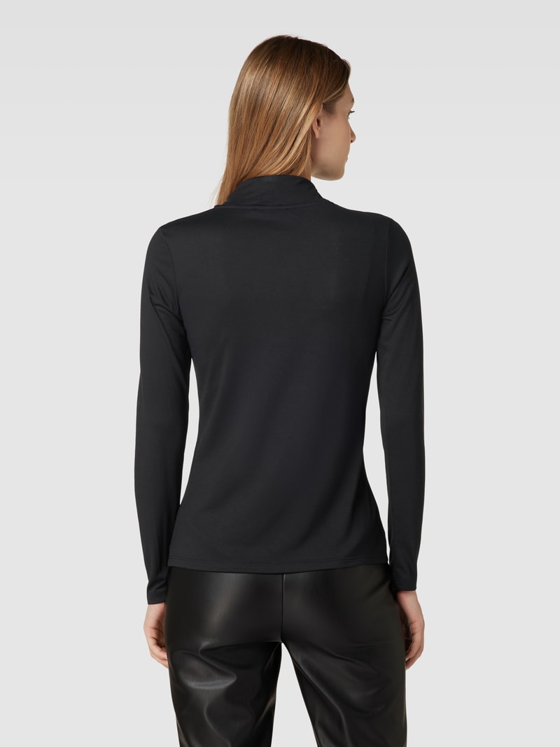 Longsleeve mit Rollkragen in schwarz