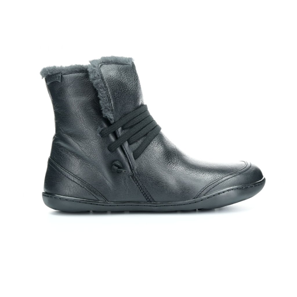 Camper Peu Cami Sella Negro Black(K400505-012) schwarze Barfußstiefeletten