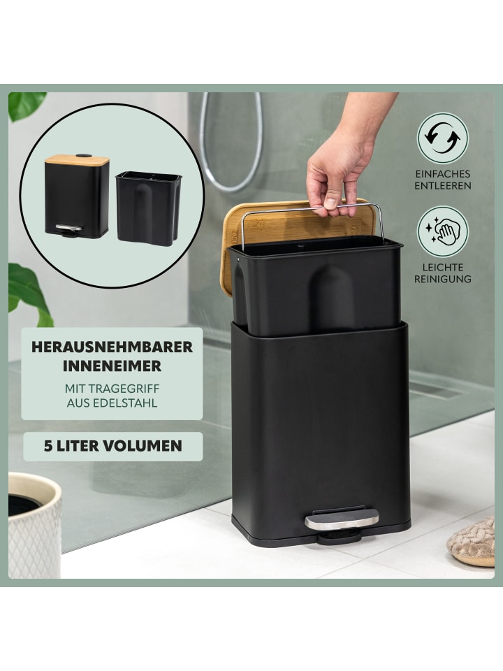bremermann Kosmetikeimer, Treteimer 5 Liter Fassungsvermögen günstig kaufen onesize