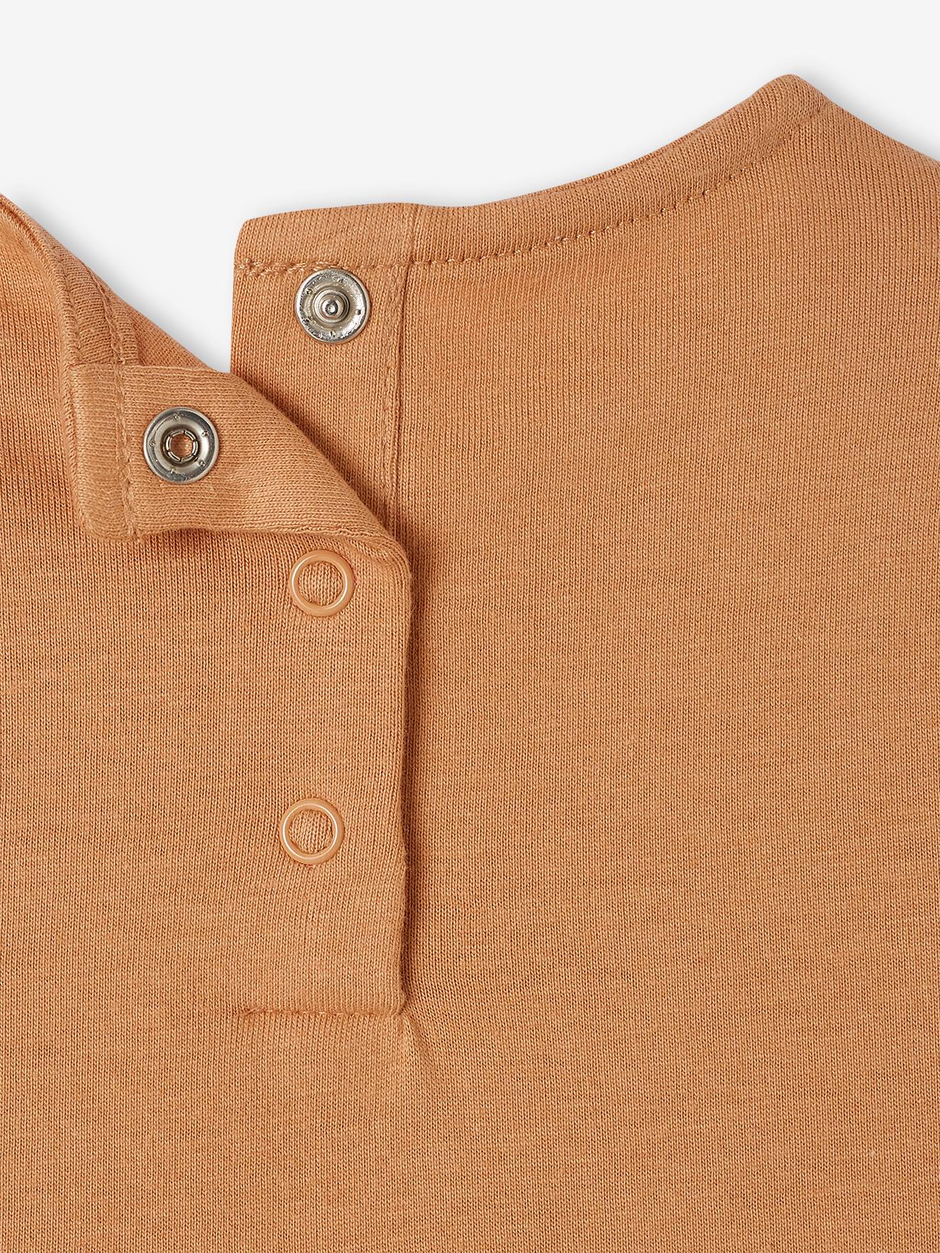 Vertbaudet Baby Shirt mit Smokarbeit - camel
