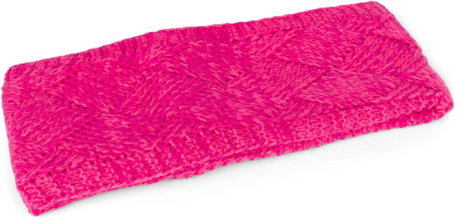 styleBREAKER Stirnband (1-St) Strick Stirnband mit Rauten Muster