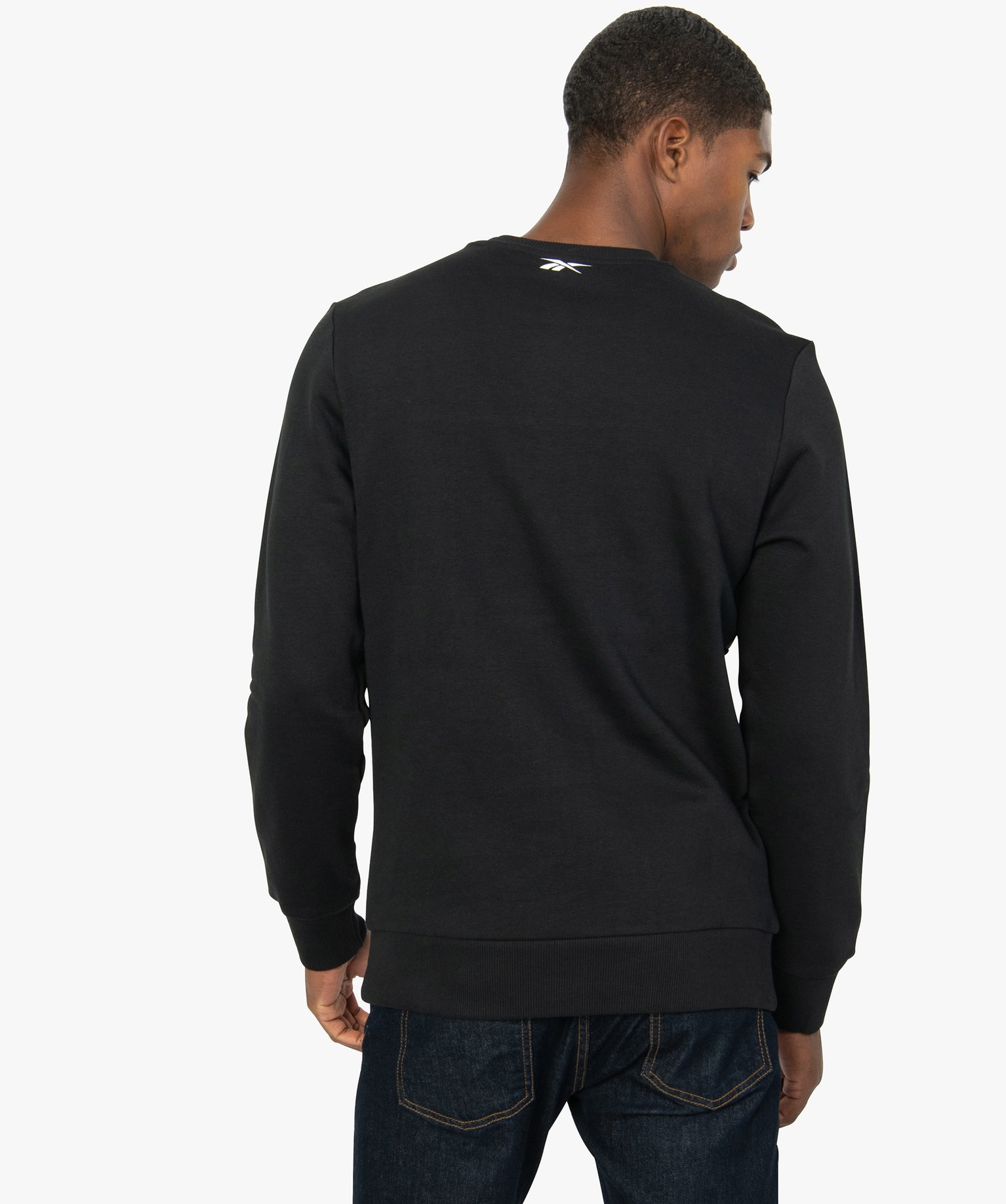 Sweat homme avec large inscription sur l’avant - Reebok noir | GEMO