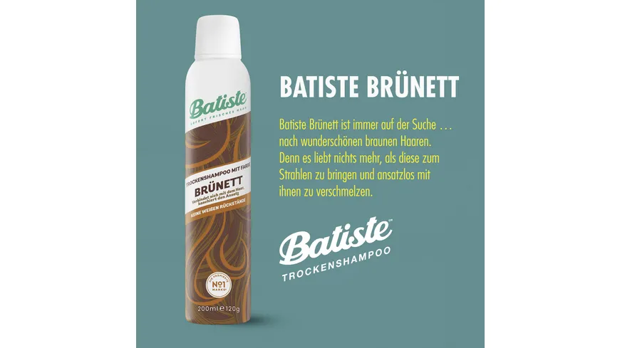 Batiste Dry Shampoo Brünnette / Medium 200 ml