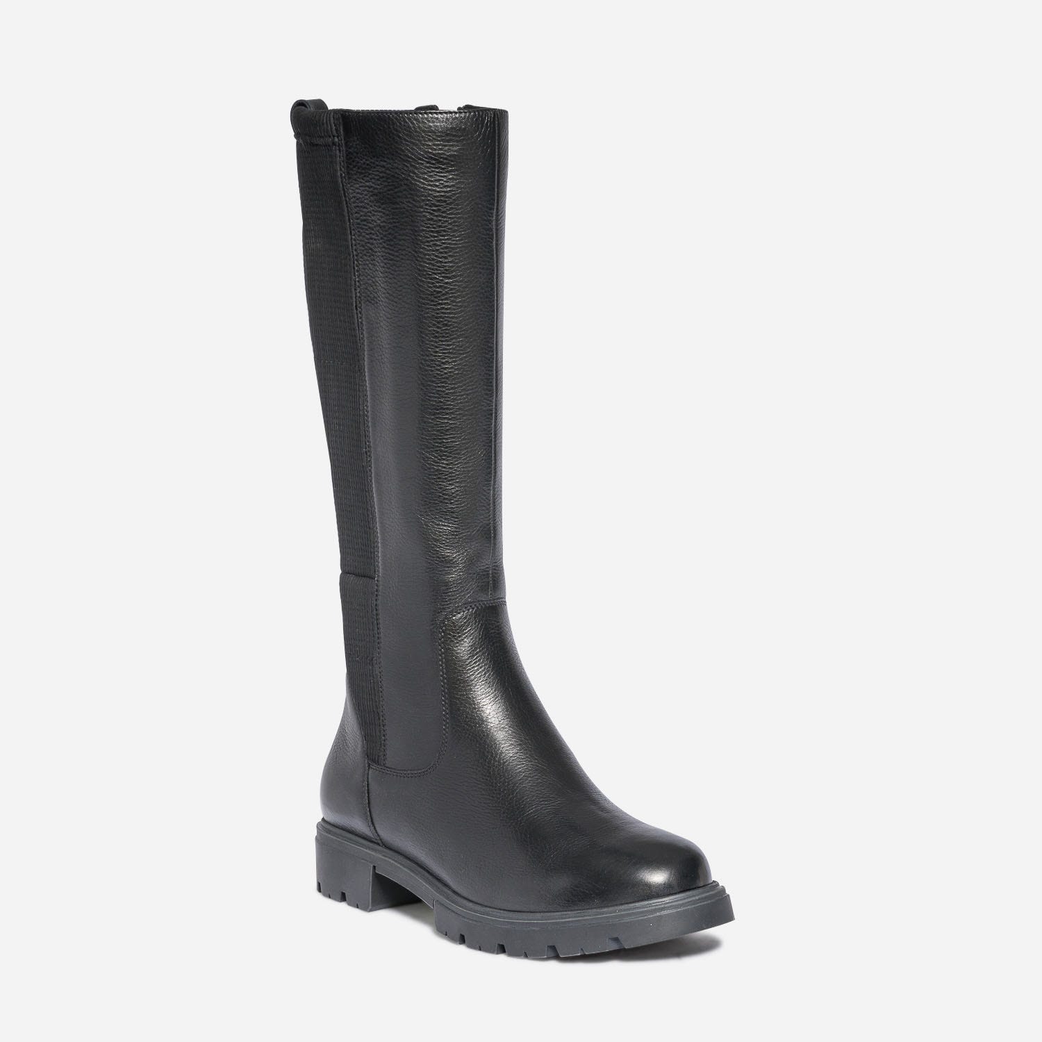 Botte CAPRICE noire en cuir