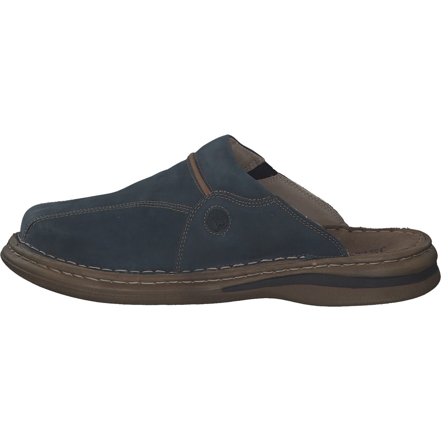 Josef Seibel Klaus 10999, Pantoletten, Herren, Blau/Grau