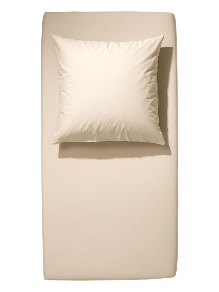 Hessnatur Jersey-Spannbettlaken in natur günstig kaufen 40 x 90 cm