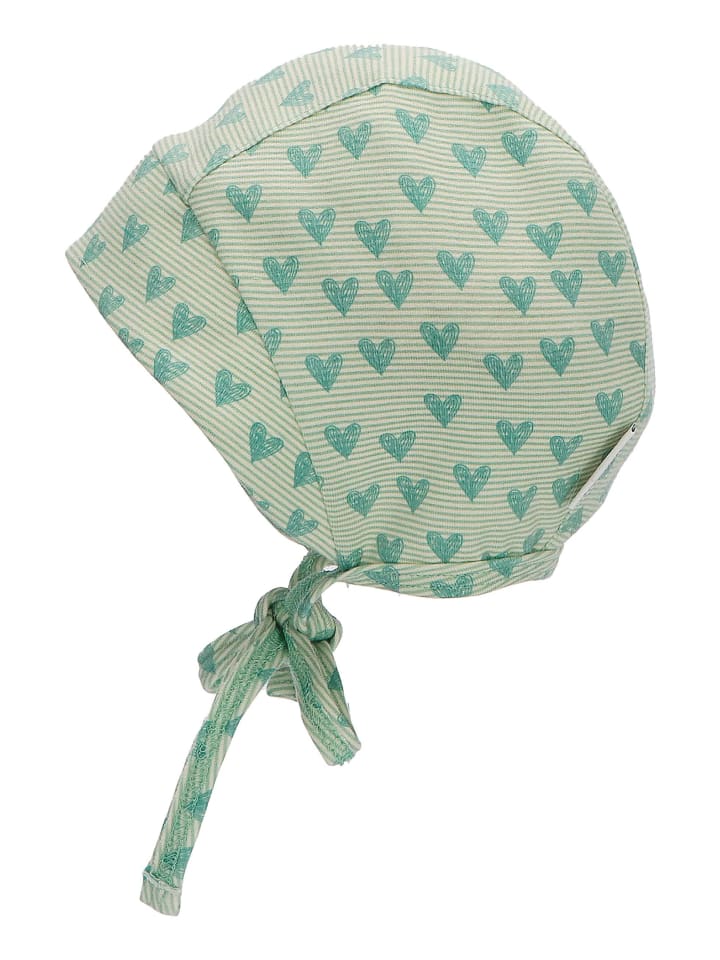 Sterntaler Baby Mütze Herzen in sattes grün günstig kaufen
