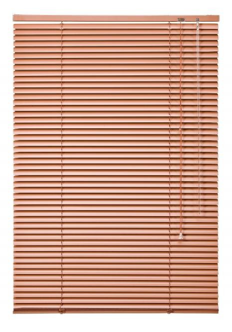 Bella Casa Aluminium-Jalousie, terracotta, 130 x 120 cm