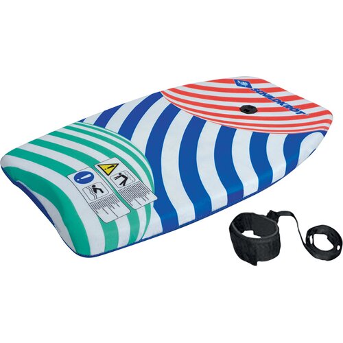 SCHILDKRÖT SCHWIMMBRETT BODYBOARD M, MIT NYLONÜBERZUG UND EPS SCHAUMSTOFF-KERN, 69 X 45 C