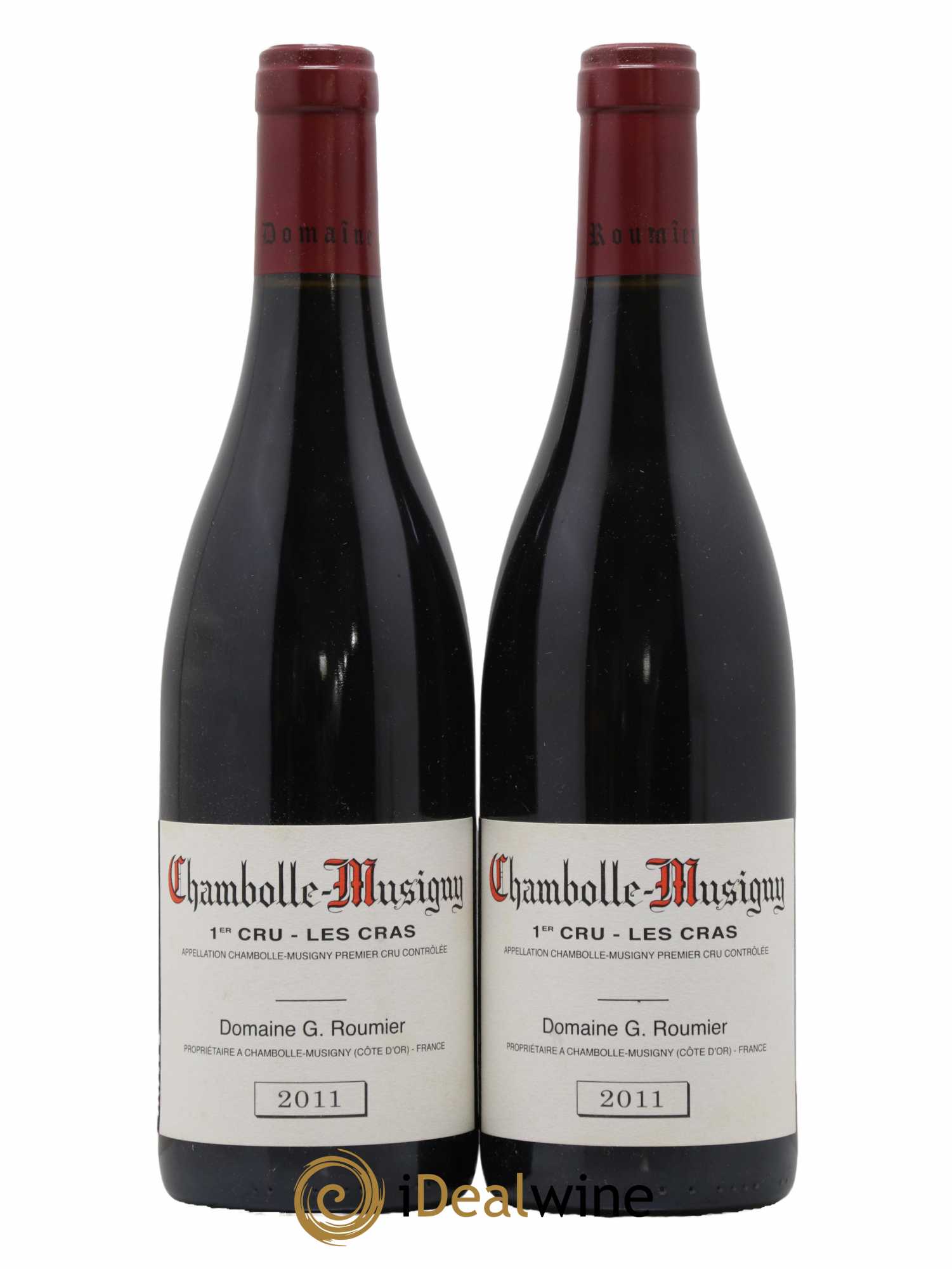 Chambolle-Musigny 1er Cru Les Cras Georges Roumier (Domaine)  2011 - Lot de 2 Bouteilles