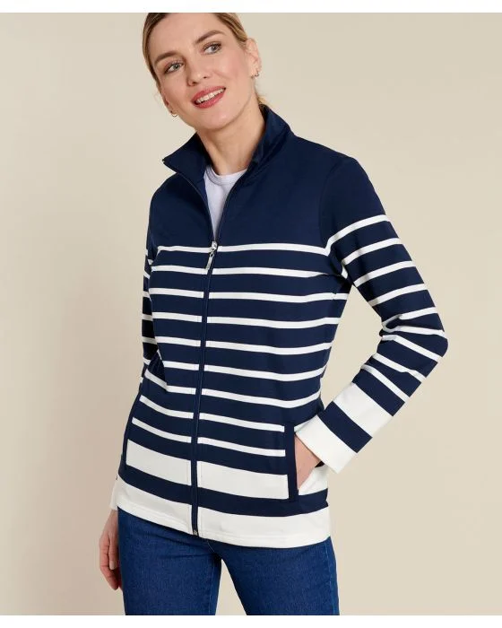 Gilet zippé intérieur bouclette