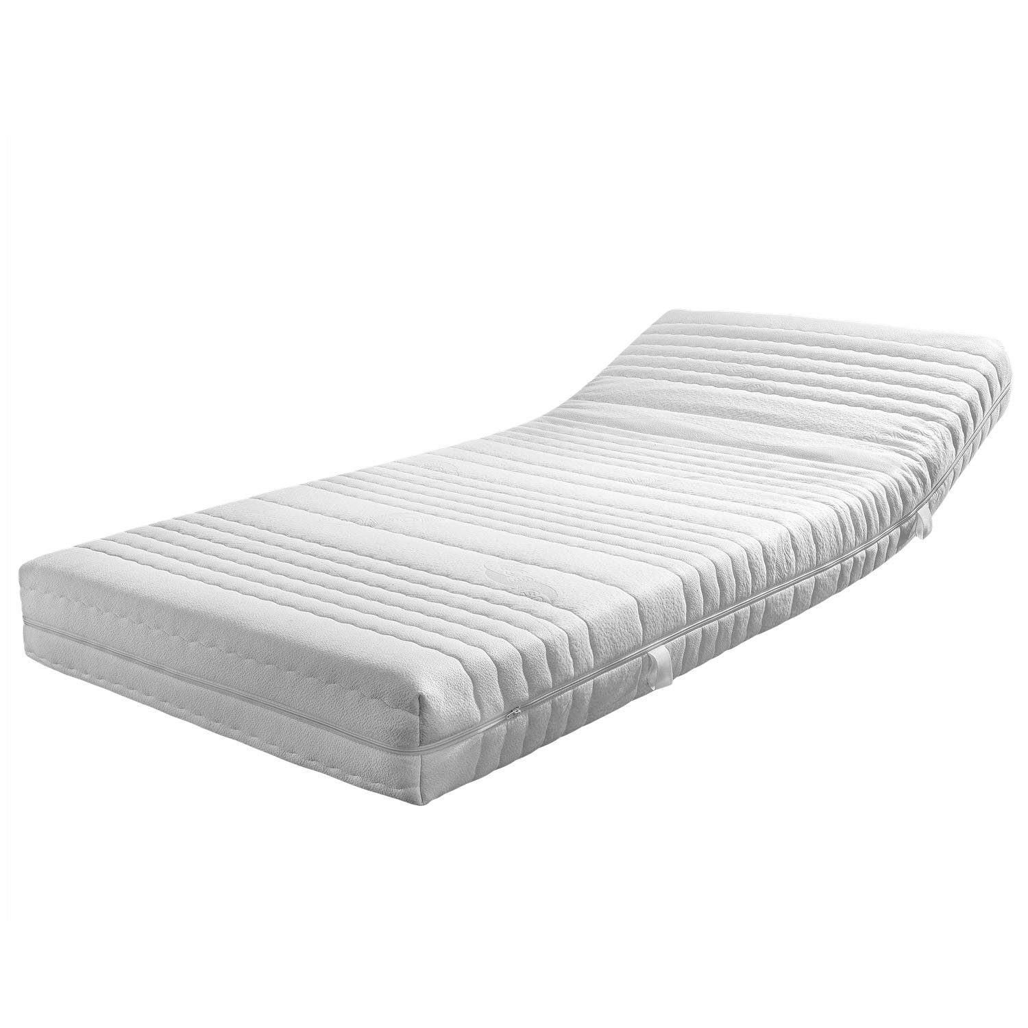 Kaltschaummatratze Kaltschaummatratze Klassik (Komfort-San 50), RAVENSBERGER Matratzen, Härtegrad H 3 (RG 50) 80x200 cm mit Baumwoll-Doppeltuch-Bezug