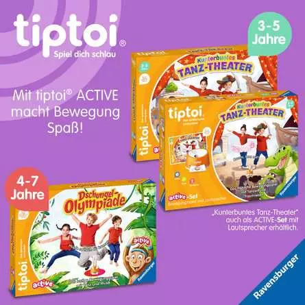 tiptoi® ACTIVE Mitmach-Abenteuer - Lernspiel ab 3 Jahren
