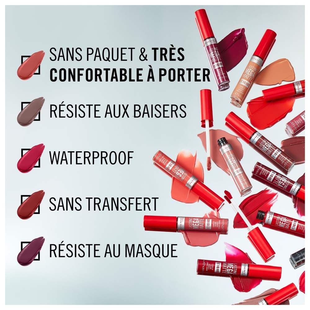 Rimmel London Lasting Mega Matte Rouge à lèvres