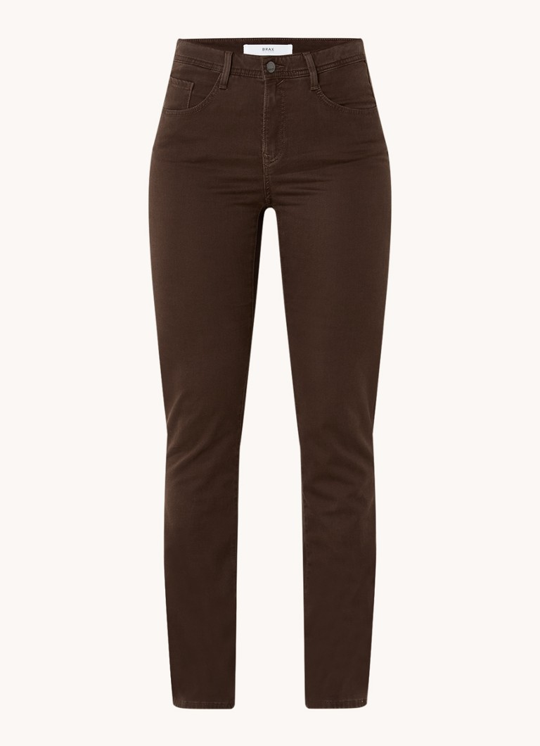 BRAX  Mary mid waist slim fit chino in lyocellblend met stretch