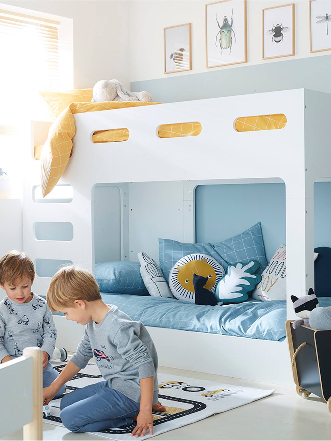 Vertbaudet Kinder Etagenbett FUJI - weiß