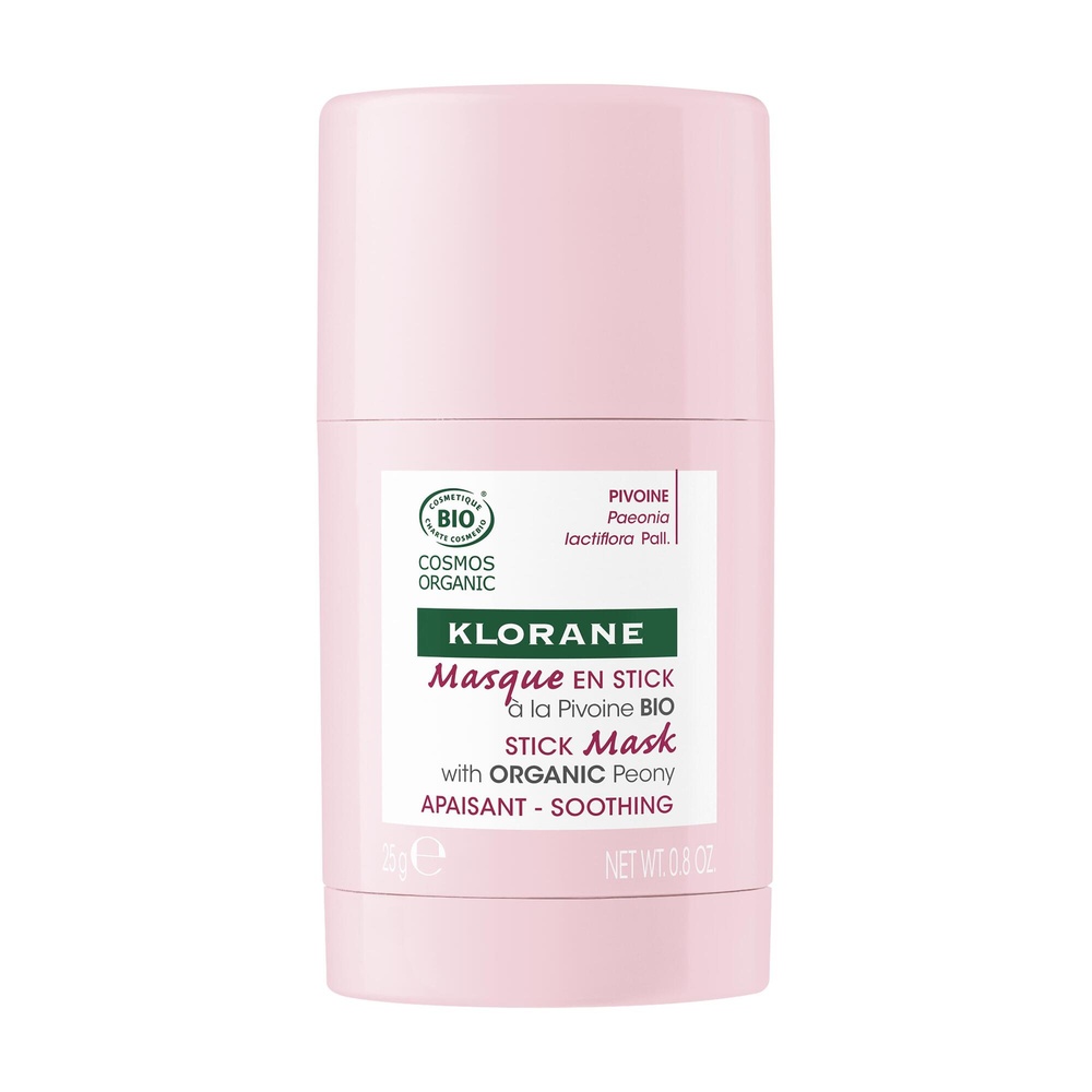 Klorane Masque en Stick Apaisant à la Pivoine BI O Peaux sensibles 25 g Masque