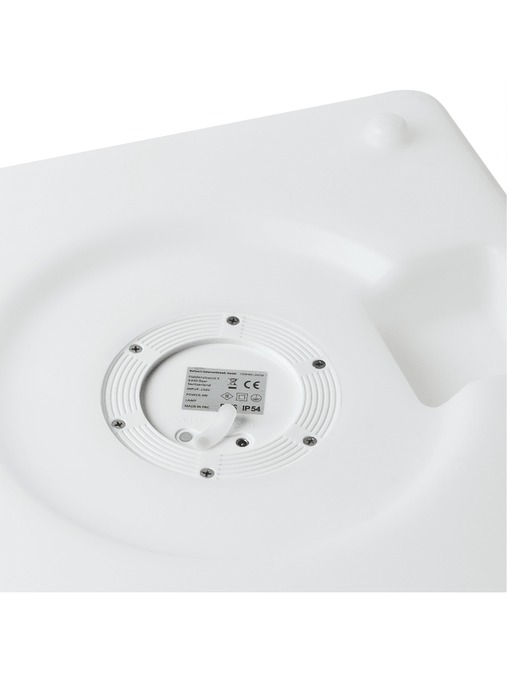 Beliani LED-Stehlampe für den Außenbereich LAGARTO in Weiß günstig kaufen onesize