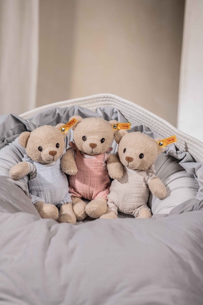 GOTS Nele Teddybär, 26 cm, rosa