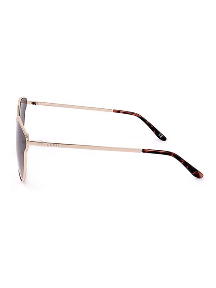 Guess Damen-Sonnenbrille in Braun/ Gold günstig kaufen 61