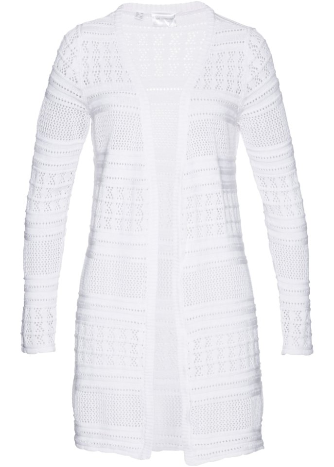 Strickjacke mit Leinenanteil