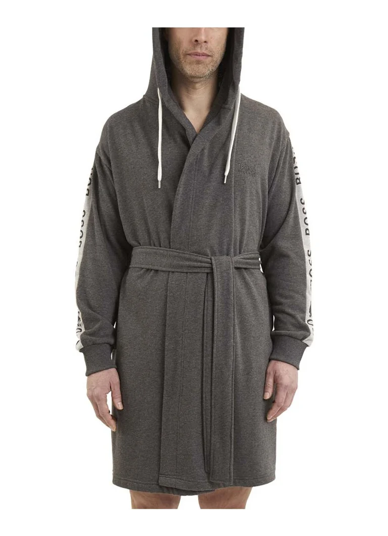 HUGO BOSS BOSS-SEN Szlafrok antracytowy