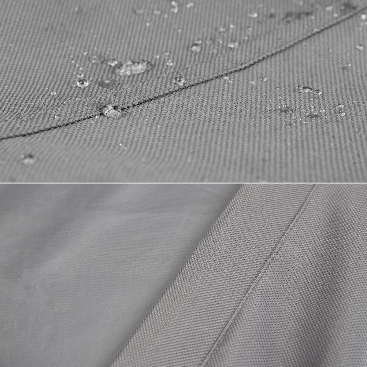 Sekey Sonnenschirm-Schutzhülle für 180cm Strandschirm, 200cm Sonnenschirm Reckteckig, L Abdeckung, aus 600D Oxford, Wasserdicht und Reißfest