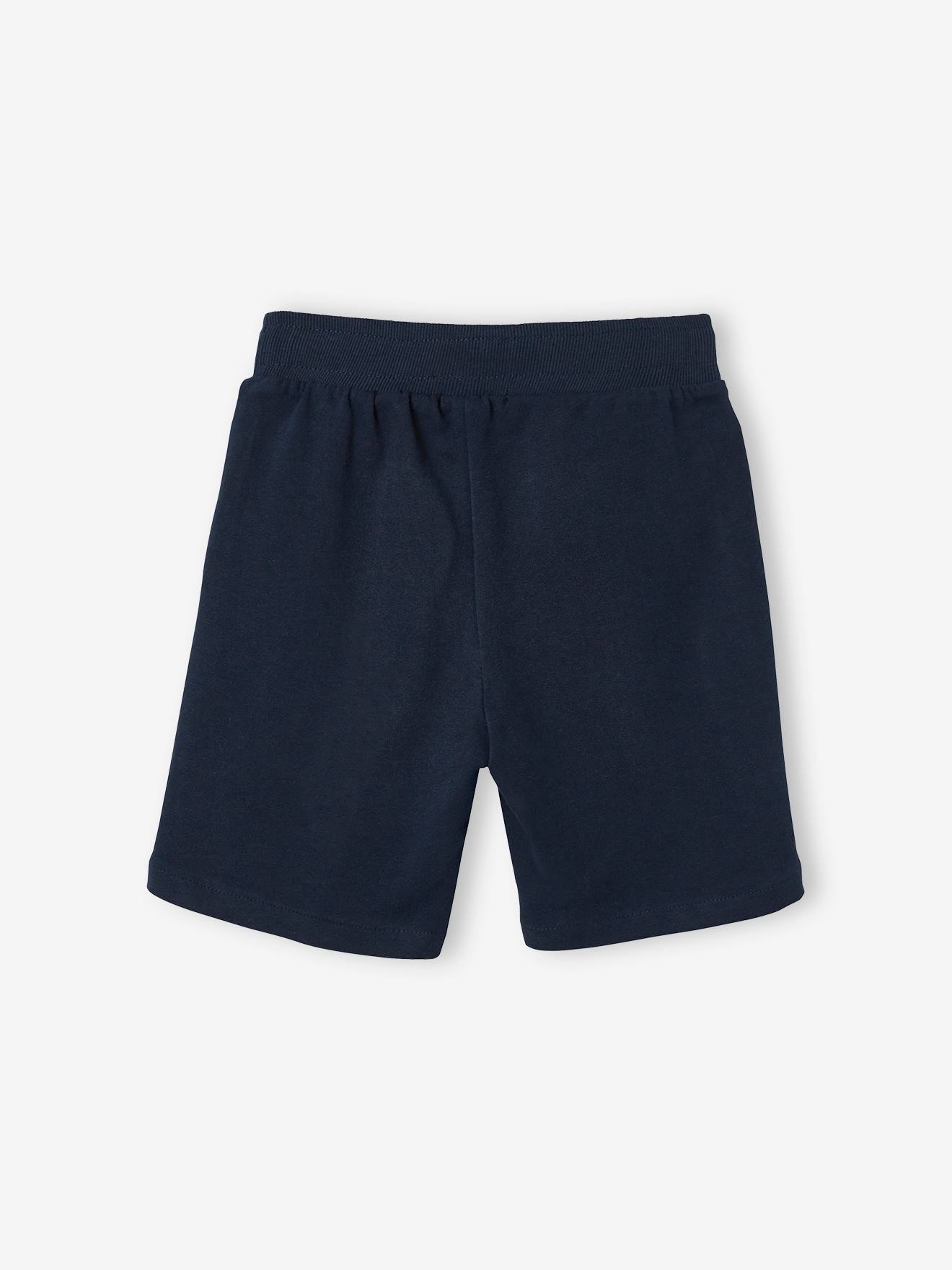 Lot de 2 bermudas Basics garçon en molleton lot encre