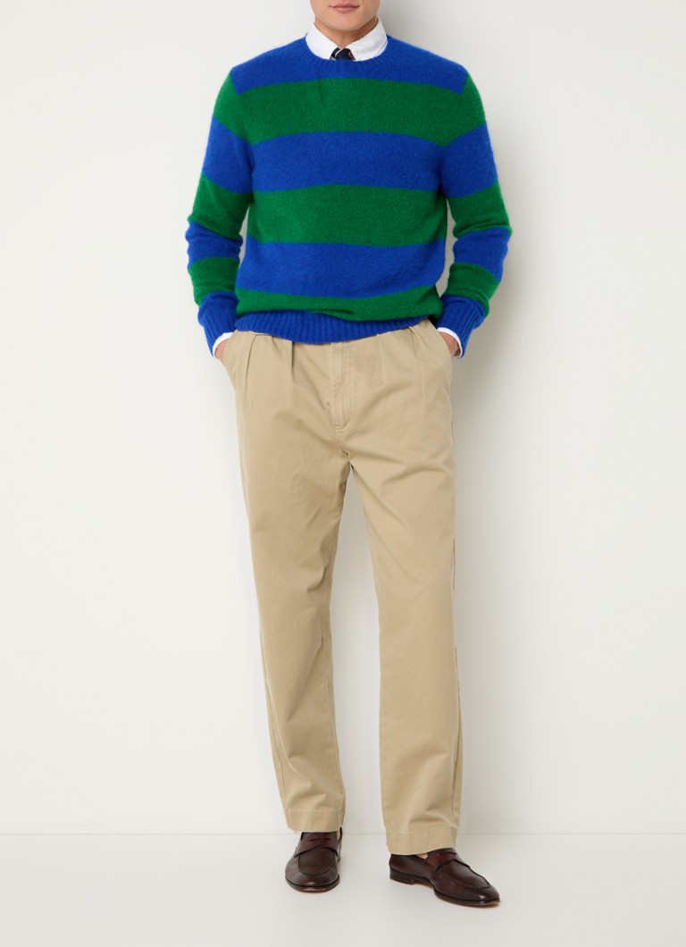 Πουλόβερ Ralph Lauren Fine Knit Alpaca Blend με ριγέ σχέδια