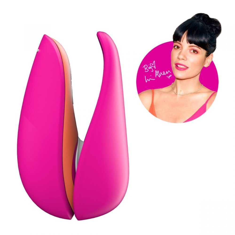 Womanizer Designed by Lily Allen Vacuum vibrator Rebellious Pink Accessoires érotiques