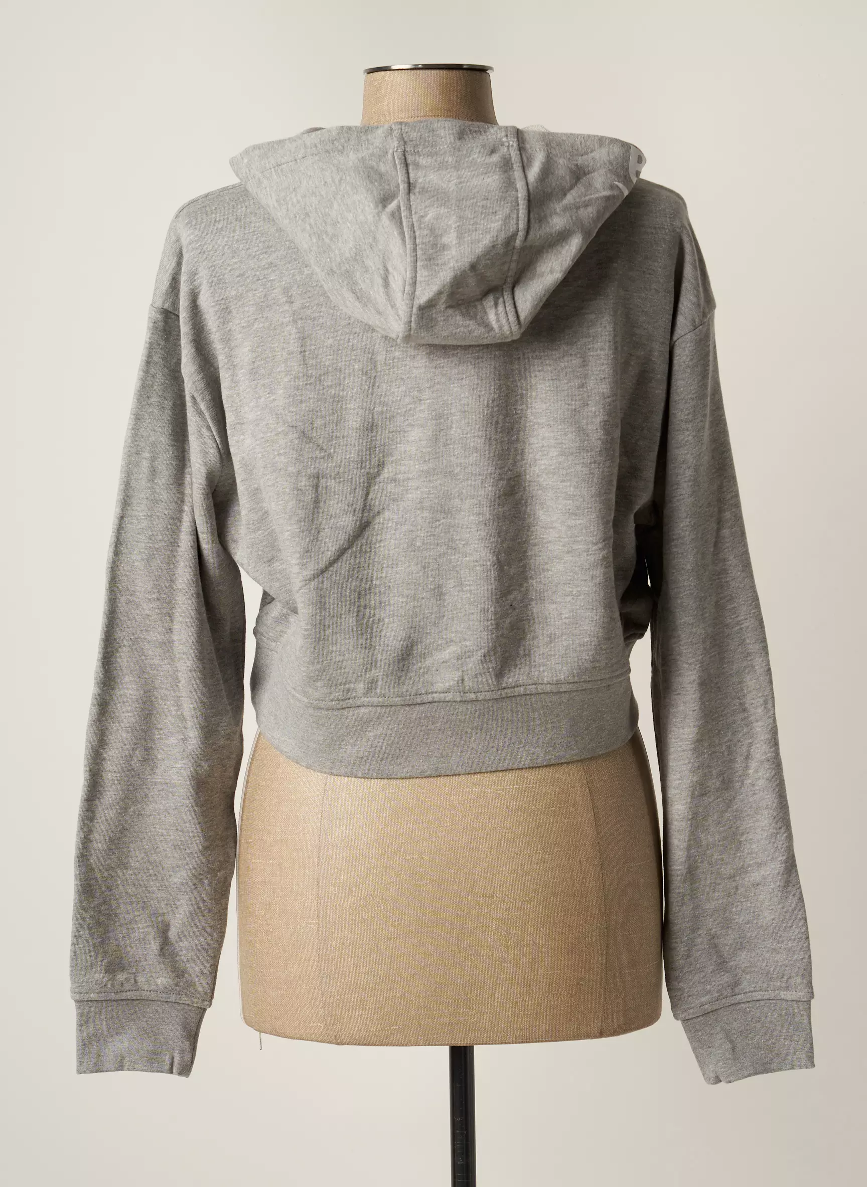 Kappa Sweat Capuche Femme couleur gris