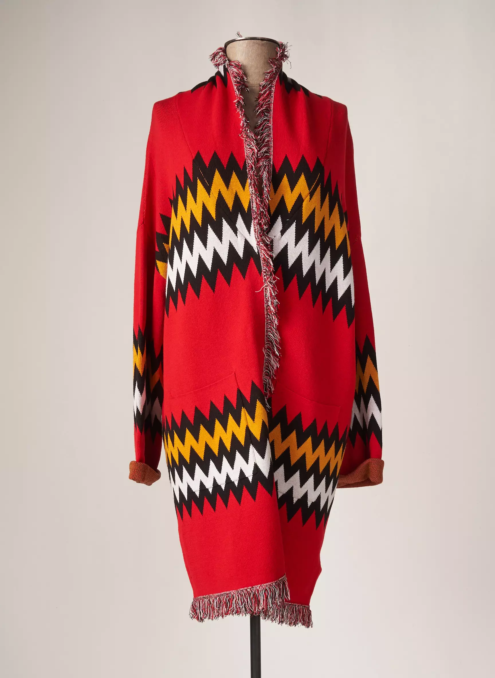 Frogbox Cardigans Femme couleur rouge