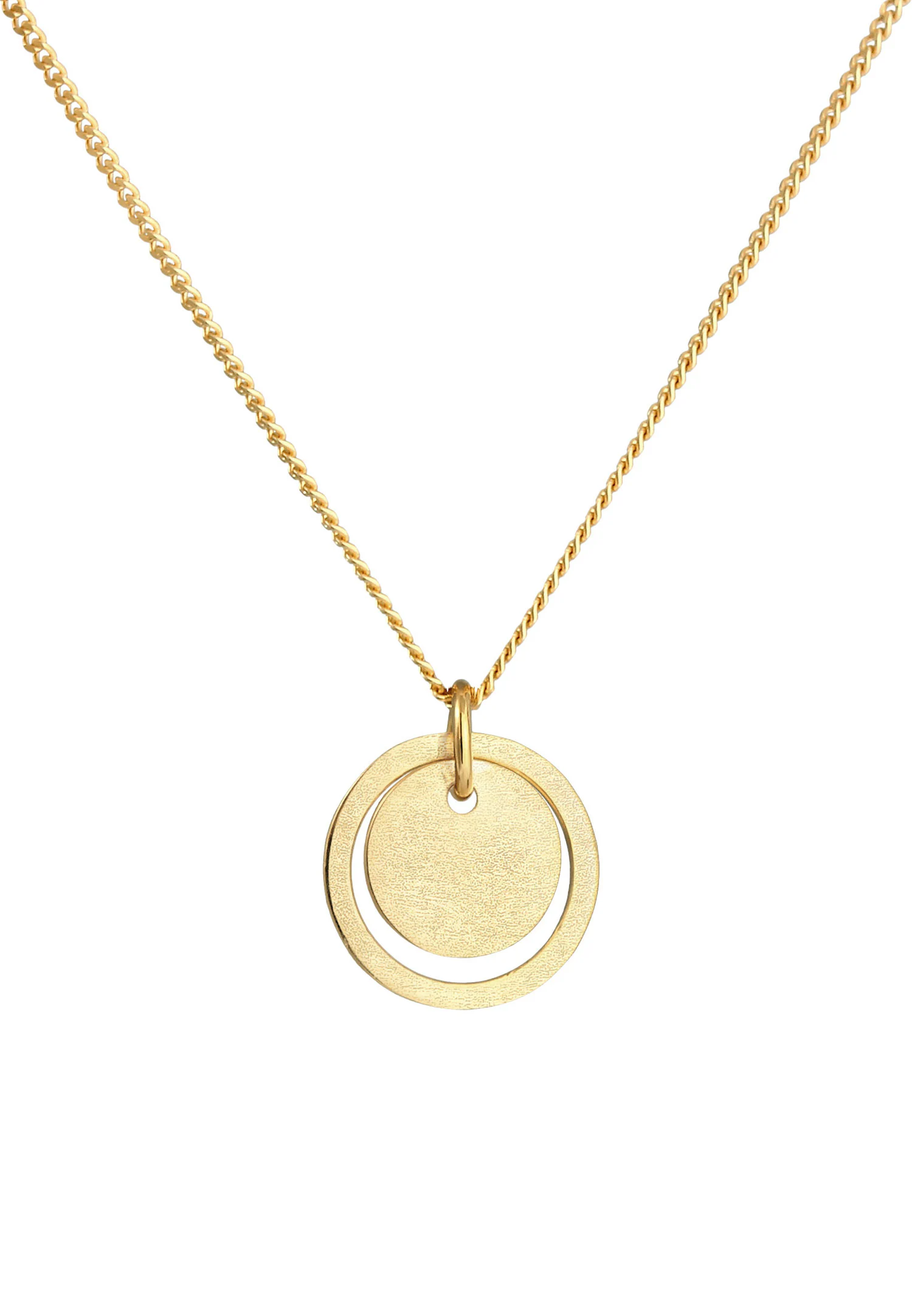 Prívesok Elli Circle of Ladies Geo Trend Matt Basic zo striebra 925