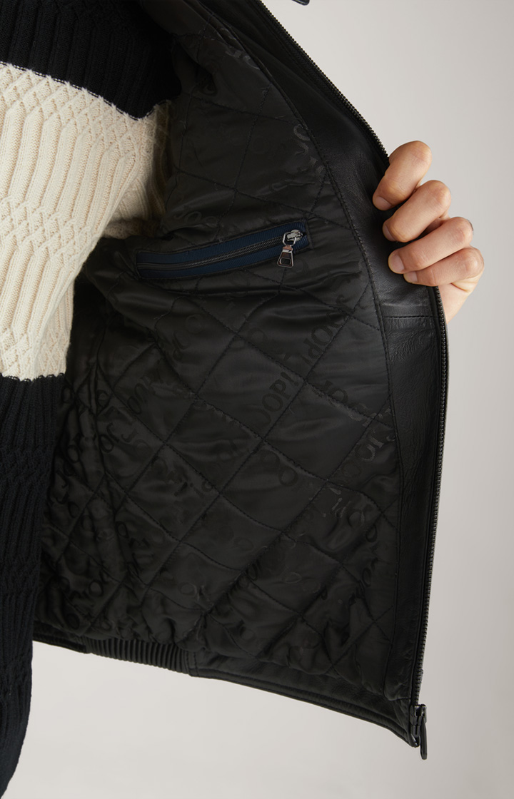 Lederjacke Smoky in Schwarz