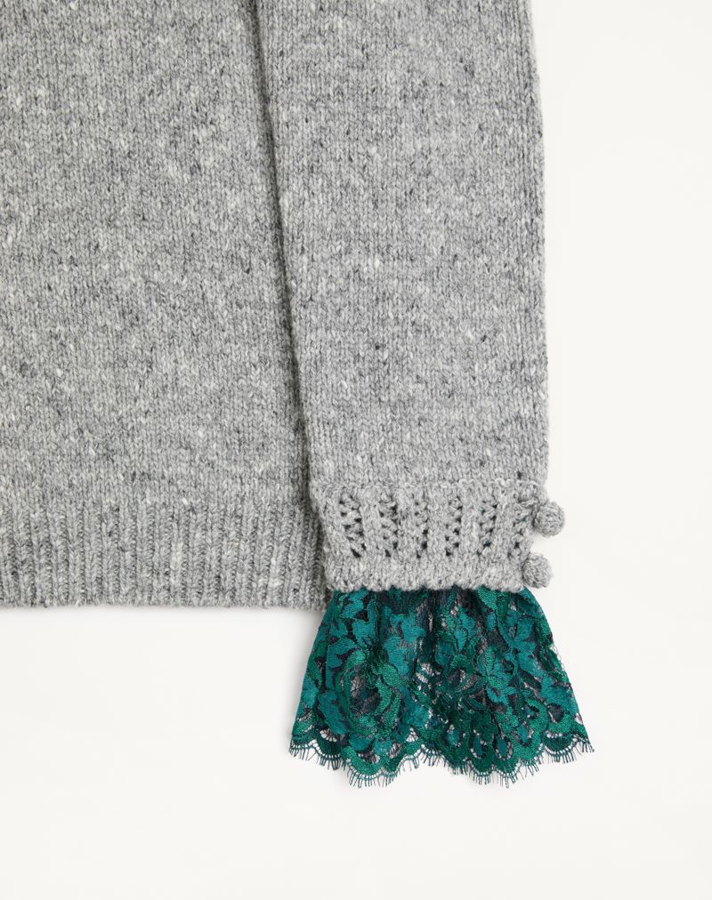 Suéter de lã e cashmere