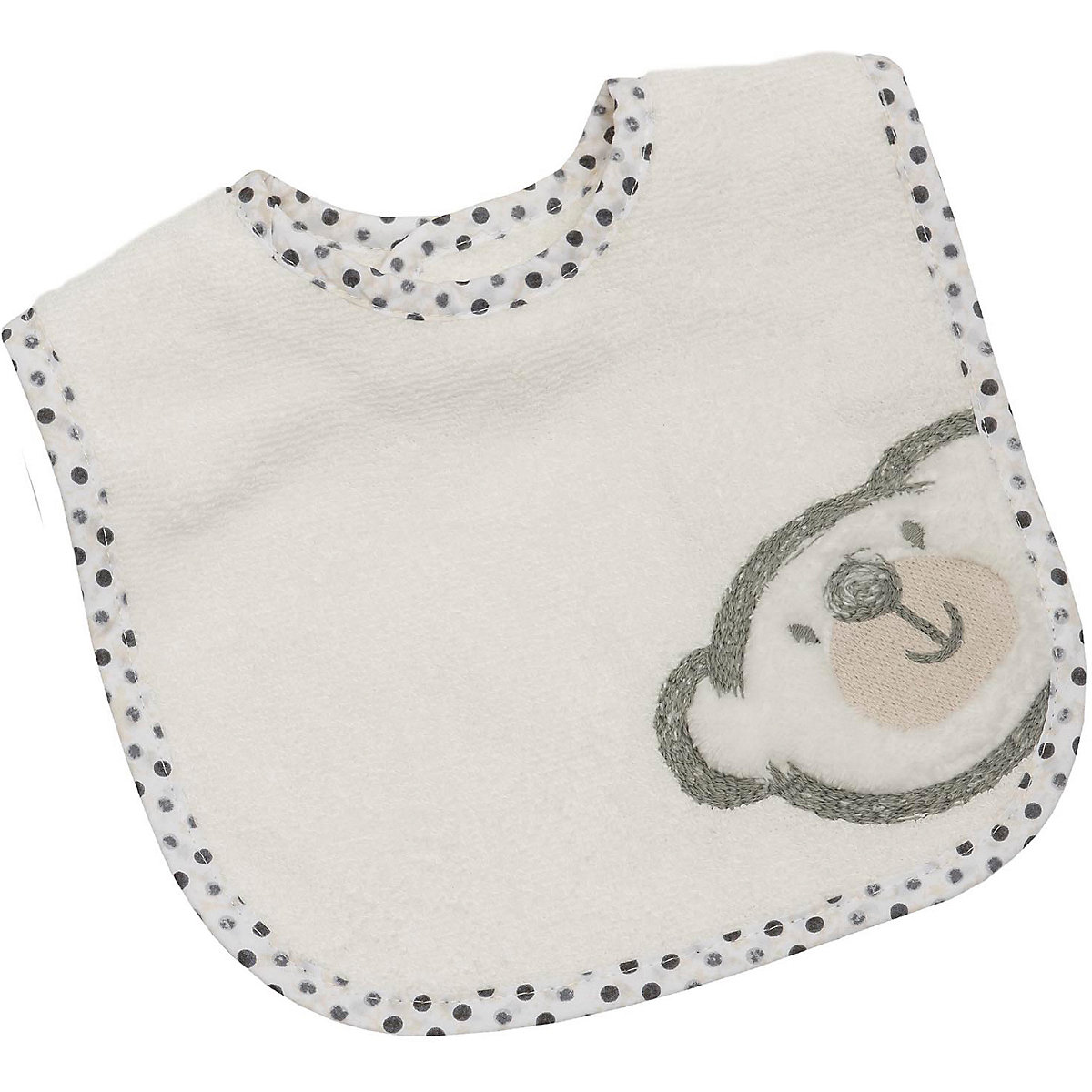 Lätzchen Bärchen, Klettverschluss, beige