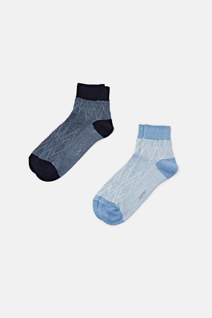 2er-Set strukturierte Socken