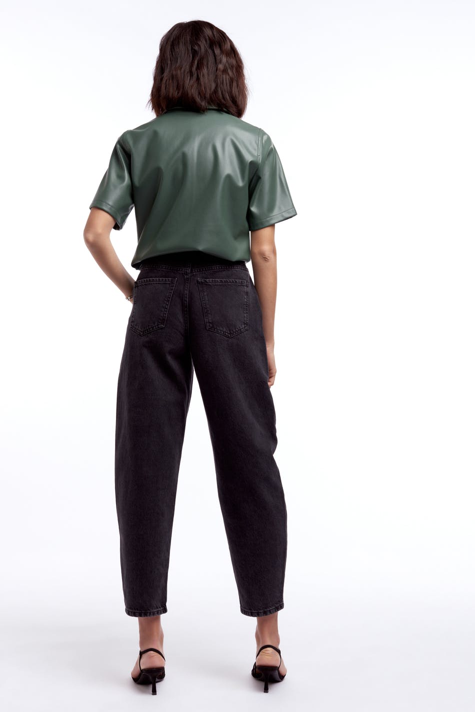 Mia shortsleeve pu shirt