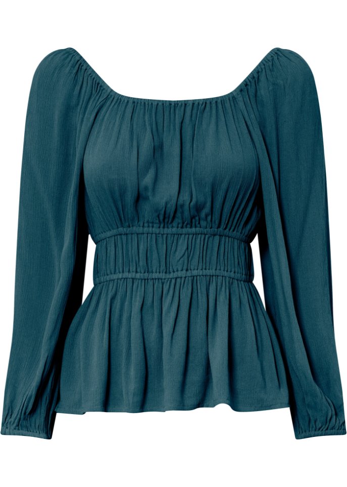 Bluse mit Carmen-Ausschnitt