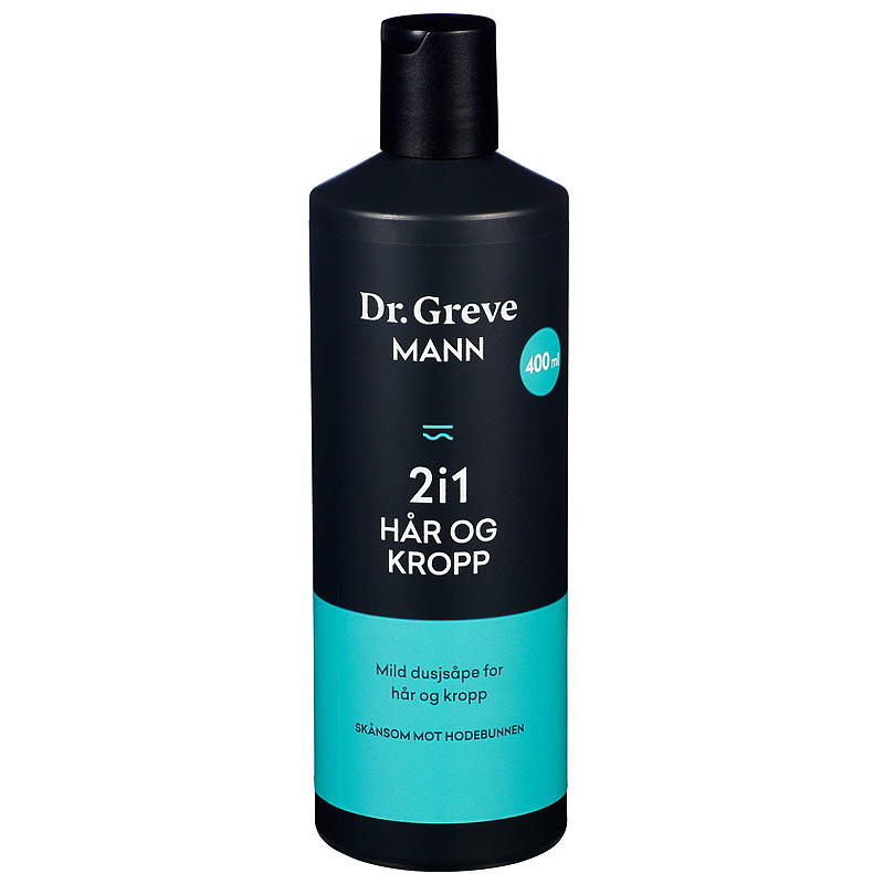 Dr Greve Hår & kropp mann 400 ml, Dr Greve