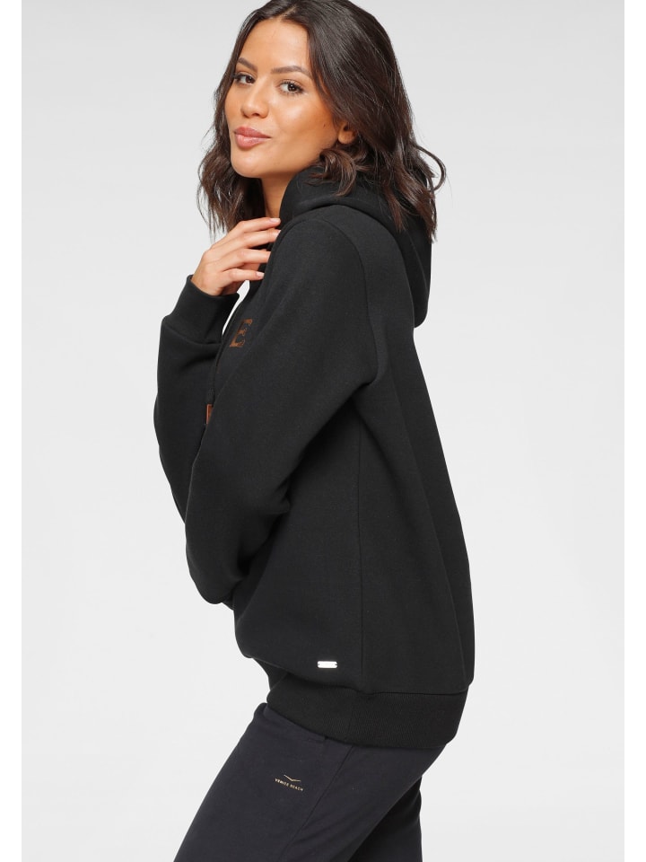 Buffalo Kapuzensweatshirt in schwarz günstig kaufen