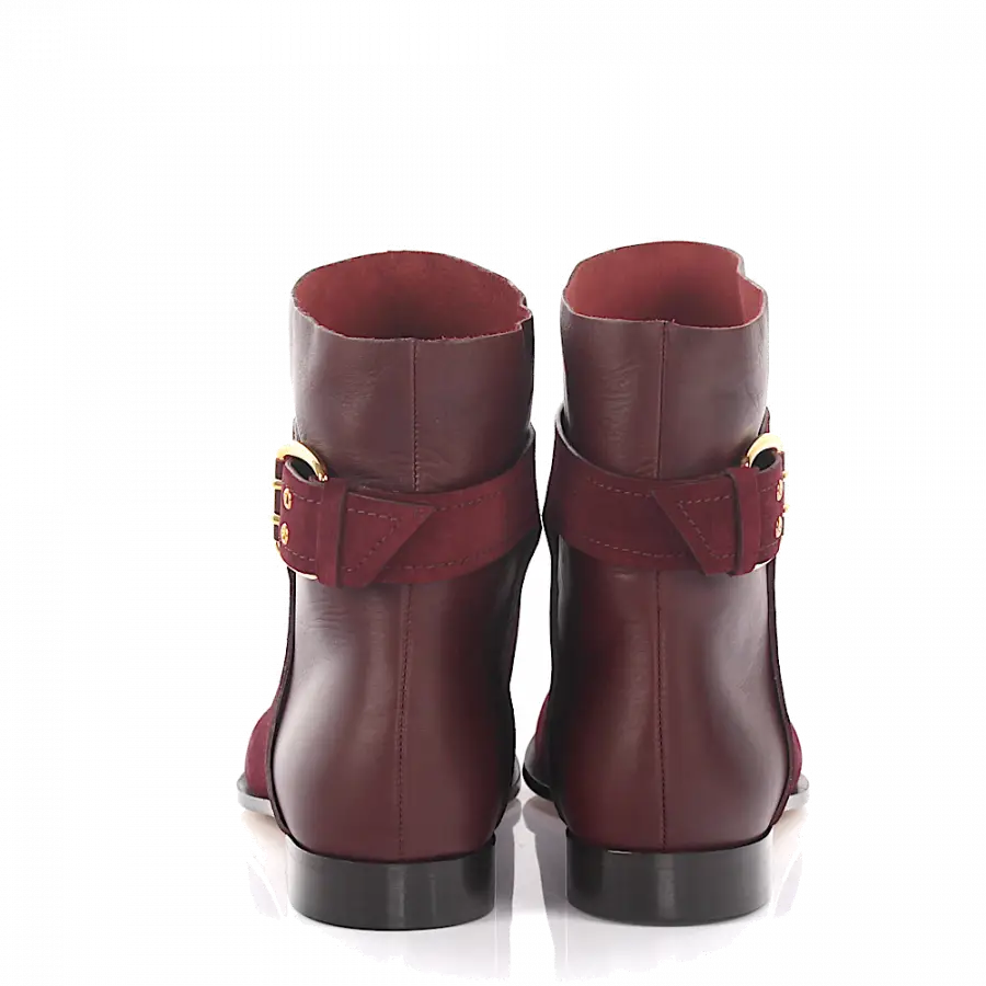 Jimmy Choo - Stiefeletten MAJOR Kalbsleder - rot