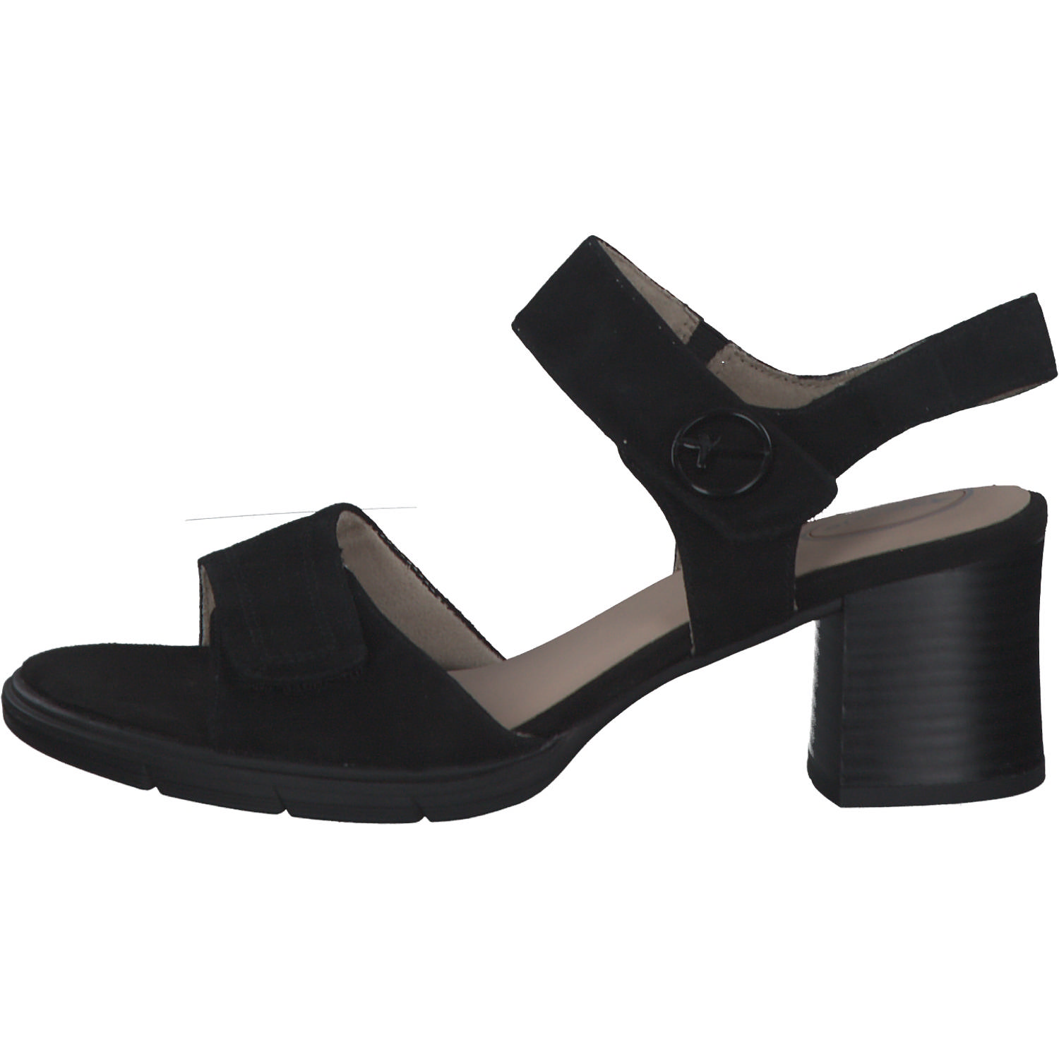 Jana Shoes 88313, Plateau-Sandaletten, Damen, black